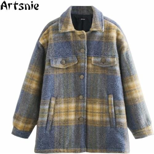 Женские куртки оверсайз Artsnie China At AliExpress