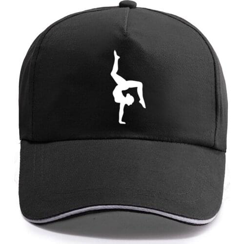 New Harajuku Artistic Gymnastics Funny Print Baseball Cap Unisex Women Men Casual Cotton Hat Snapback Hats Trucker Caps Sun-Hats