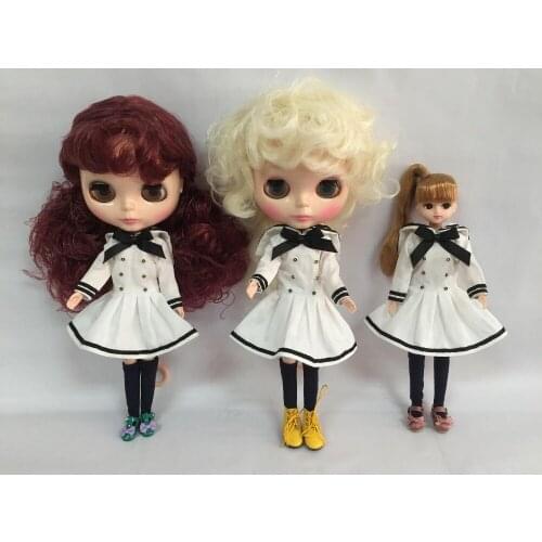 Blyth Doll Clothes suitable for blyth dolls,1/6 doll ,azone doll WHITE