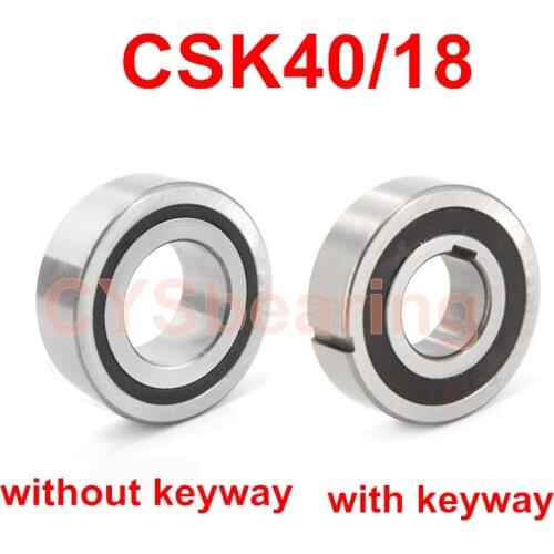 CSK40/18 CSK40PP 40x80x18mm Backstops One way Bearing Key way Sprag Free wheel Backstop Clutch