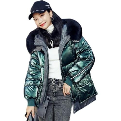 Doves Show Women's Down Jackets With A Hood