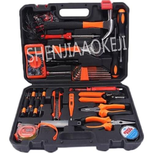 Multi-function hardware tool set wrench hammer computer Multimeter water and electricity manual auto repair home tools