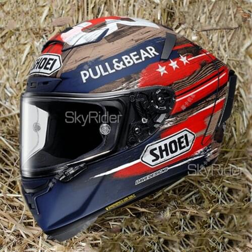Full Face Motorcycle helmet X14 93 Marquez Amariica GP anti-fog visor Riding Motocross Racing Motobike Helmet