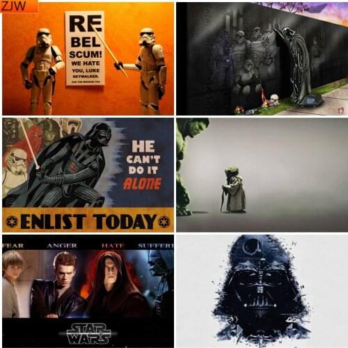 Star Wars Anime Movie Diamond Painting Diamond Mosaic Cross Stitch Kits Full Diamond Embroidery Room Decoration