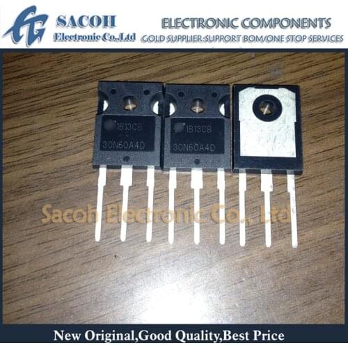 Original 10Pcs HGTG30N60A4D 30N60A4D G30N60A4D or HGTG30N60A4 G30N60A4 30N60A4 30N60 TO-247 60A 600V N-Channel IGBT