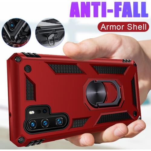 Luxury Armor Shockproof Case For Huawei P20 P30 Lite Mate 20 30 Pro Honor 20 10 Lite 9X Pro Nova 5T P Smart 2019 Silicone Case
