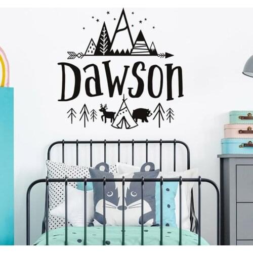 Custom Name Vinyl Decal - Personalized Name Vinyl Decal, Personalized Kid Name, Custom Kids Name, Custom Nursery Decal, A13-027