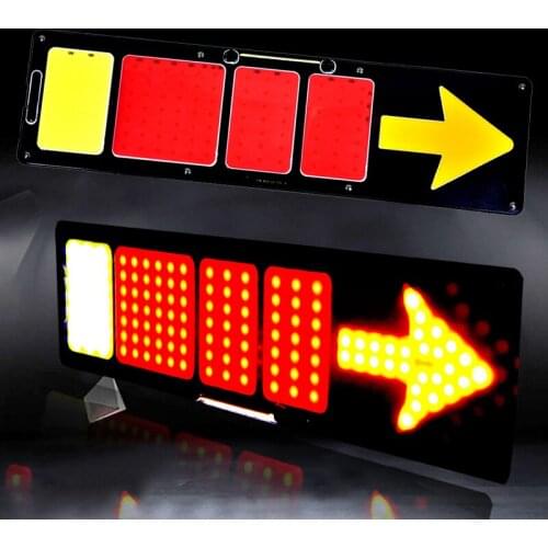 2Pcs Waterproof LED Taillights Trailer Truck Stop Rear Tail Light Parking Brake Reversing Traffic Lamp Warning Fog Light 24V COB