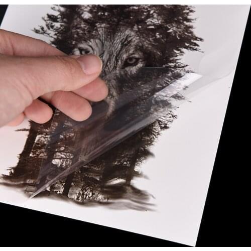 1pcs Fake Tattoo Waterproof Temporary Tattoo Sticker Wolf Forest Tatto Stickers Flash Tatoo Fake Tattoos For Women Men