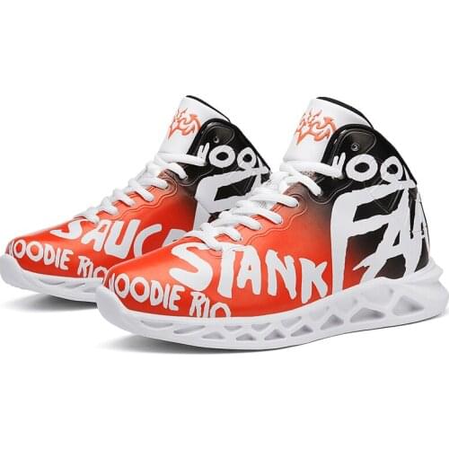 High Quality Thick Sole Non-slip Kids Sneakers Top Warm Boys Basketball Shoes Children Sport Shoes Outdoor Boys Basket Ball Shoe