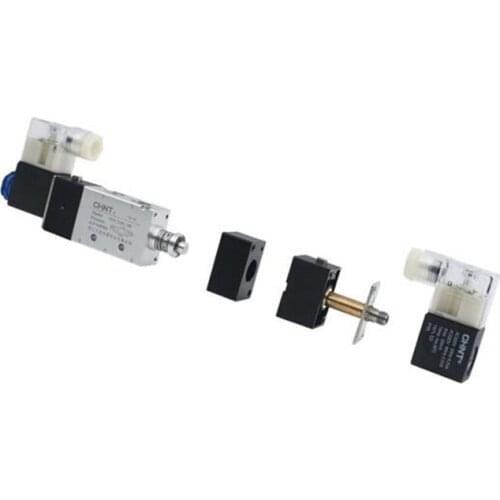 1 PC 4V230C-08 DC24/4V130C-06 AC220 Pneumatic solenoid valve middle seal intermediate stop double head