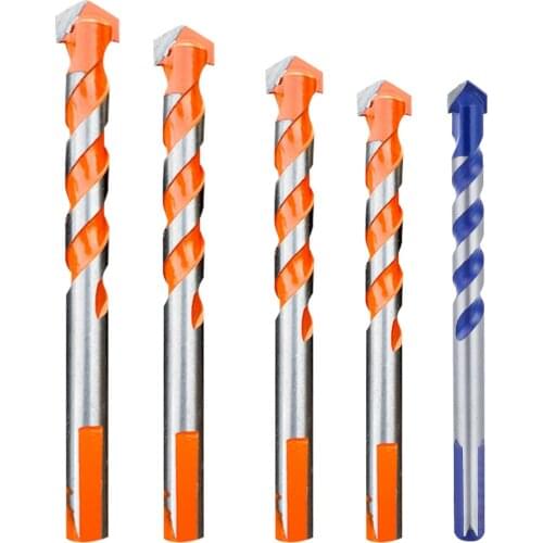 2021 Round Wall Hole Drilling New Alloy Triangle Overlord Drill Bit Ceramic Tile Wall Marble Ceramic Hole Opener Set Punch Drill
