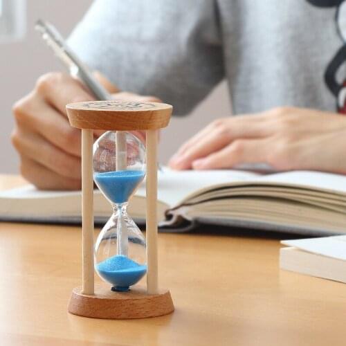 3/5 Minutes Sand Watch Creative Wooden Hourglass Timer Hourglass Sandglass Sand Cook Clock Children Gift Home Decore