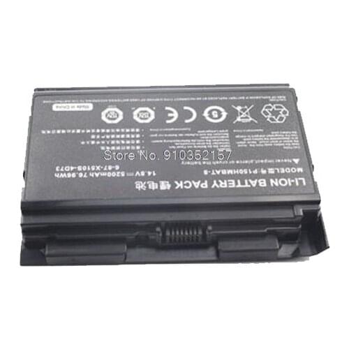 Laptop Battery For CLEVO X510S X511 P150EM P151 P151HM1 P150HMBAT-8 6-87-X510S-4D73 14.8V 5200mAh New