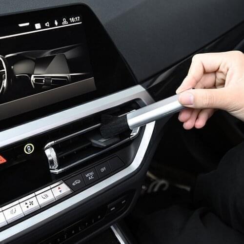 Car Accessories Cleaning brush Sticker For Fiat Punto 500 Stilo Bravo Grande Punto Palio Panda Linea Uno Marea Evo Coupe Brava