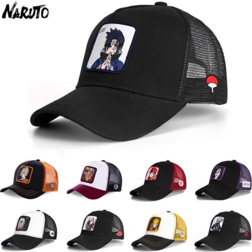 New Brand DRAGON BALL NARUTO UCHIHA SASUKE All Styles Snapback Cotton Baseball Cap Men Women Hip Hop Dad Mesh Hat Trucker Hat