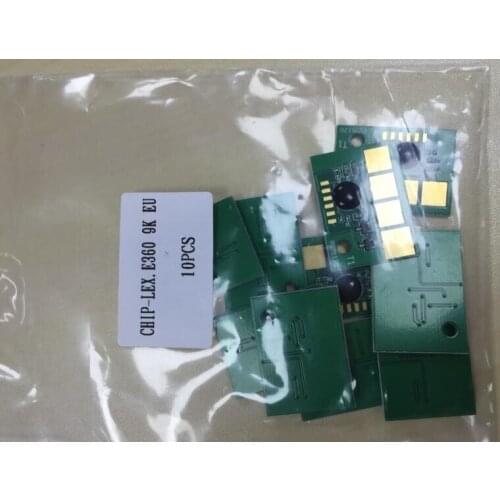 Printer chips E360 E460 E462 for Lexmark laserjet toner cartridge 5PCS/Lot