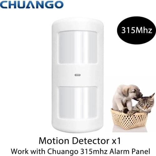 315Mhz/433mhz Wireless Intelligent PIR Motion Sensor Detector For Chuango GSM Home Alarm System