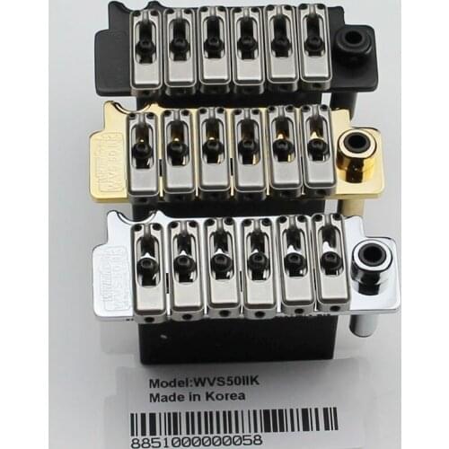 New Wilkinson WVS50IIK Guitar Tremolo Bridge Kit Chrome,Black and Gold Brand