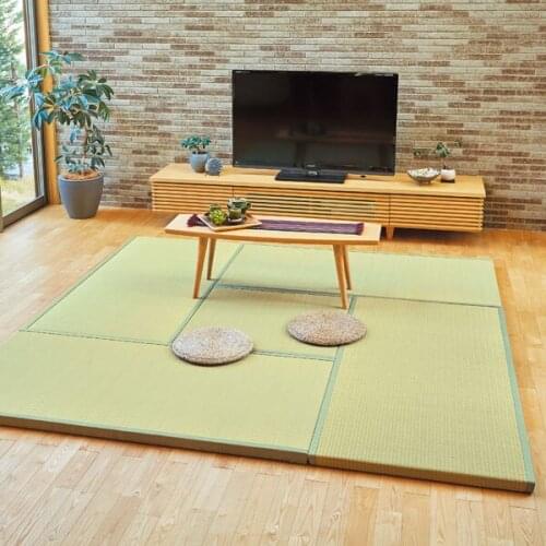 Custom Made Thick 4.5cm/5.0cm/5.5cm Japanese Interior Tatami Mat Coconut Fiber Core Straw Mat Flooring Mattress Tatami Floor Mat