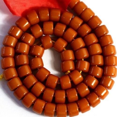Brown Resin Beeswax Free Shipping Hot Selling Charms 4X7mm 5X8mm 7X10mm 12X9mm Drum Loose Beads 15 Inches B64
