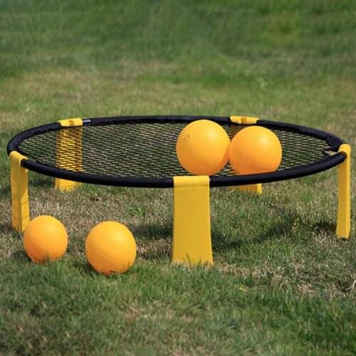 Mini Beach Volleyball Ball Game Set Replaceable Outdoor Team Sports Lawn Fitness Equipment Net With 2 Balls Volleyball Net