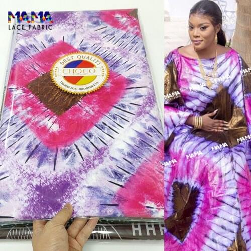 Latest African Bazin Riche Fabric Guinea Brocade 100% Cotton Perfumed Shiny Bazin Riche Original 2021 bazin brodé 5 Yards