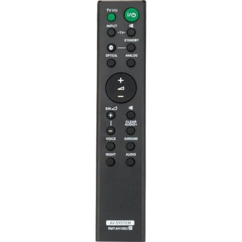 New Replacement RMT-AH100U Remote Control For Sony HT-CT180 SA-CT180 SA-WCT180 SoundBar with Bluetooth Bar Speaker
