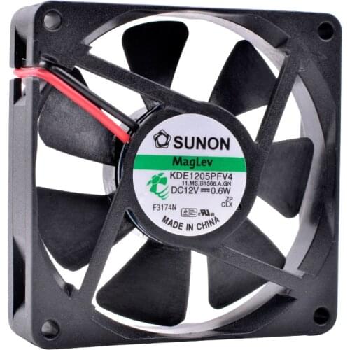 Brand new original KDE1205PFV4 5cm 50x50x10mm 50mm fan DC12V 0.6W Small mini computer case motherboard CPU cooling fan