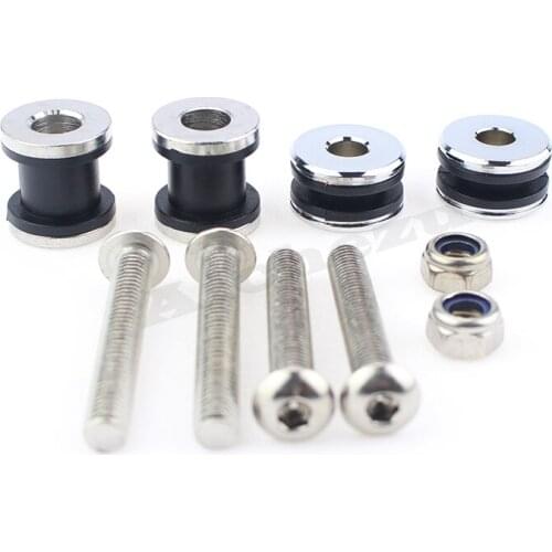 ACZ Motorcycle Deatchable Backrest Back Rest Docking Hardware Bolt Kit For Harley Sportster XL 1200 883 2004-2016