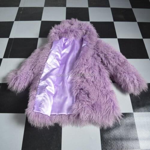 SJ034-01 China Taobao Coats Popular Factory OEM Making Colored Women 100% Top Quality Real Fur Coats Girls