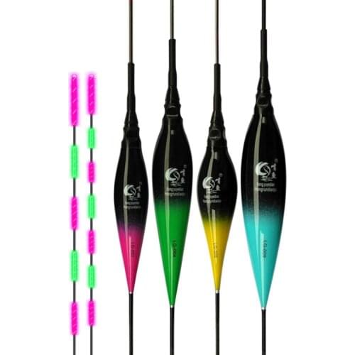 Night Fishing Float Light+Gift Big Buoyance Glowing Luminous Float Carp Bobbers Electronic Fishing Accessories Tackles