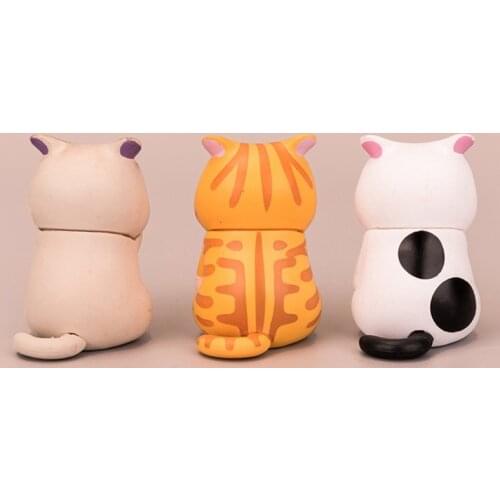 Realistic Model Cat Figure Animal Kitty Boutique Supplies Miniature Statue w/ Facepalm Desk Home Decorative Capsule Toy