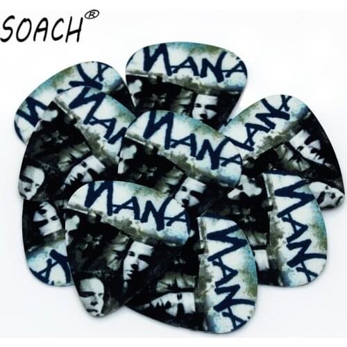 SOACH 50PCS 1.0mm high quality design Band guitar picks String instrument accessories ukulele paddle Guitar Accessories ukulele