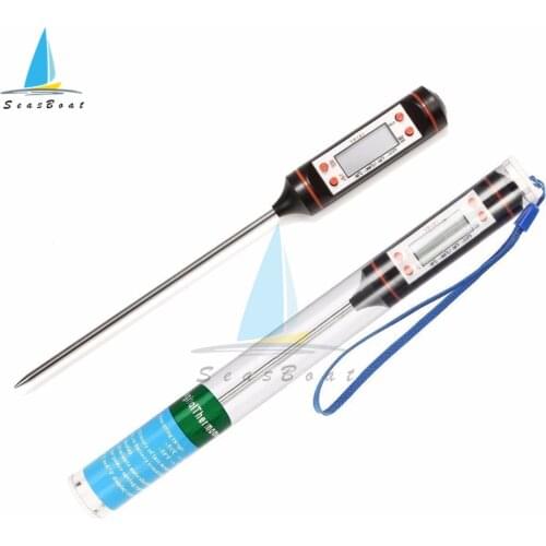 Meat Thermometer Electronic Cooking Food Thermometer Kitchen BBQ Probe Water Milk Oil Liquid Oven Digital Temperaure Meter