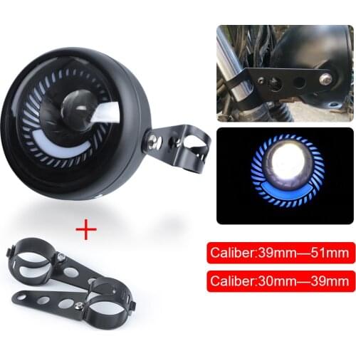 6.5inch Universal Motorcycle Cafe Racer LED headlight Headlamp High Low Beam For Harley For Suzuki for Honda for Yamaha 12V