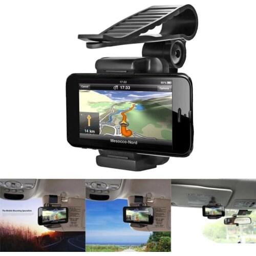 Universal Car Sun Visor Phone Holder Sunshade Phone Bracket Mobile Phone Holder Stand Mount