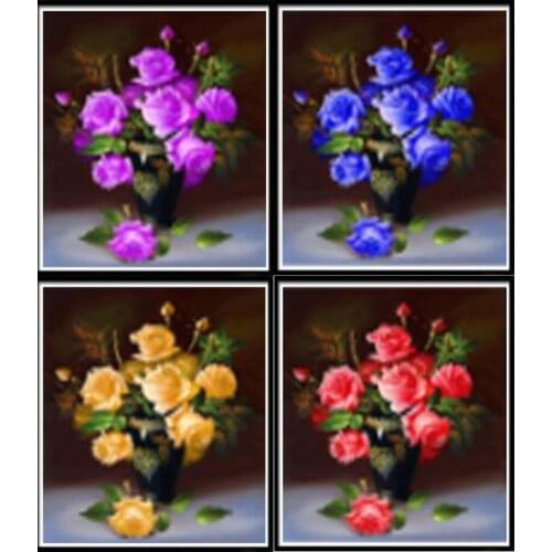 5d Diy Diamond Painting Vase Handmade Gifts, Imitation Cross Stitch Kit, Home Decoration Crafts Diamond Embroidery