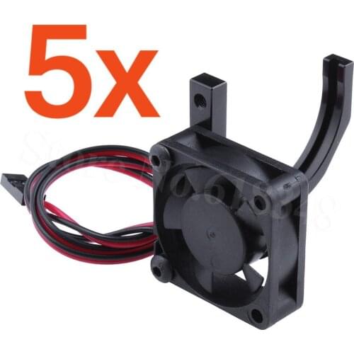 5Pcs Brushless 36MM Heatsink Cooling Fan 30x30mm / 40x40mm CNC DC 5V For RC Model Car 540 550 3650 Size Electric Engine Motor