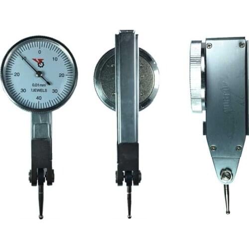 High accuracy 0-0.8mm 0.01mm Dial Test Indicator dial gauge dial indicator Test Gauge Measuring Tools