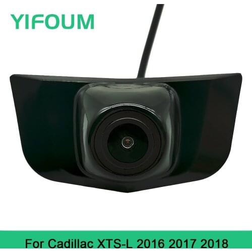 YIFOUM HD CCD Car Front View Parking Night Vision Positive Waterproof Logo Camera For Cadillac XTS XTS-L 2015 2016 2017