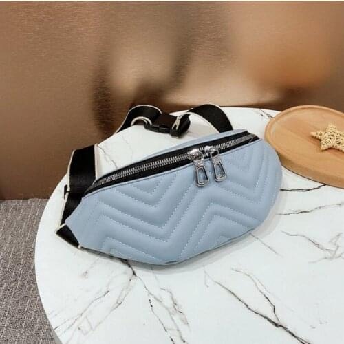 2021 Women Waist Packs New Fashion Girls Travel Money Belt Pouch Fashion Print Ladies Zipper Bags