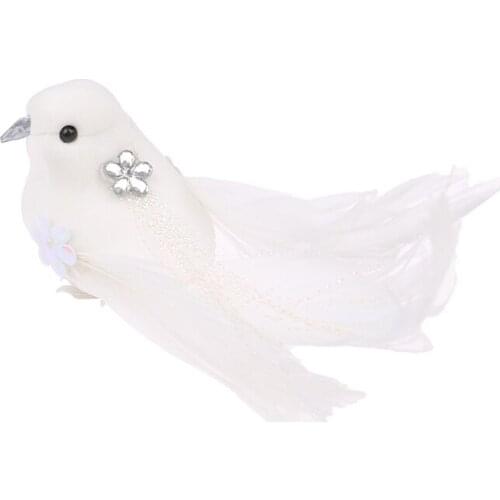 1PC Artificial Foam Bird Flower Supplies For DIY Wedding Christmas Tree Decoration