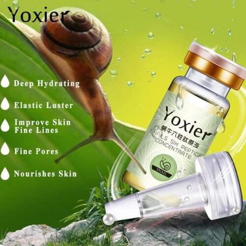 10ML Six Peptide Concentrate Hyaluronic Acid Face Serum Anti-Aging Moisturizing Snails Essence Oil Control Shrink Pore Face Care