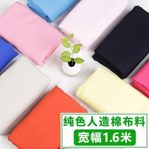 155cmx50cm Artificial Cotton Fabric Summer Cotton Silk Solid Color Dress Baby Cotton Silk Cotton Pajamas Clothing Sewing Fabric