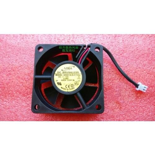 ADDA AD0612LS-C70GL 6020 6CM DC 12V 0.08A Mute cooling fan