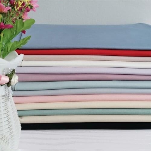 White beautiful Tencel Rome ice silk stretch nylon cotton knitted fabric skirt pants T-shirt apparel fabric