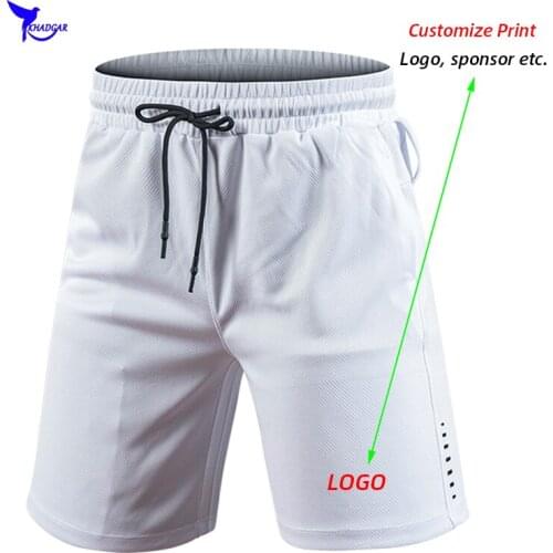 Running Quick dry Shorts Mens Gym Fitness Sports Bermuda Jogging Training Short Pants Summer Male Multi-pocket Beach Sweatpants