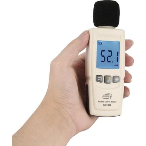 GM1352 30-130dB Digital sound level meter noise tester in decibels LCD screen noisemeter