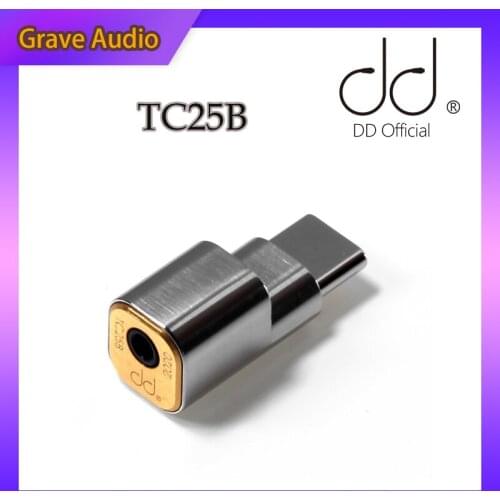 DD ddHiFi TC25B Headphone Adapter USB C TypeC to 2.5mm Jack for Android Smartphone Support 384kHz/32bit Decoding Amplifier